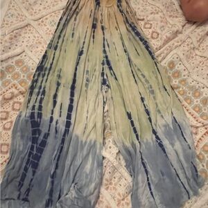 Tie-Dye Wide-Leg Jumpsuit